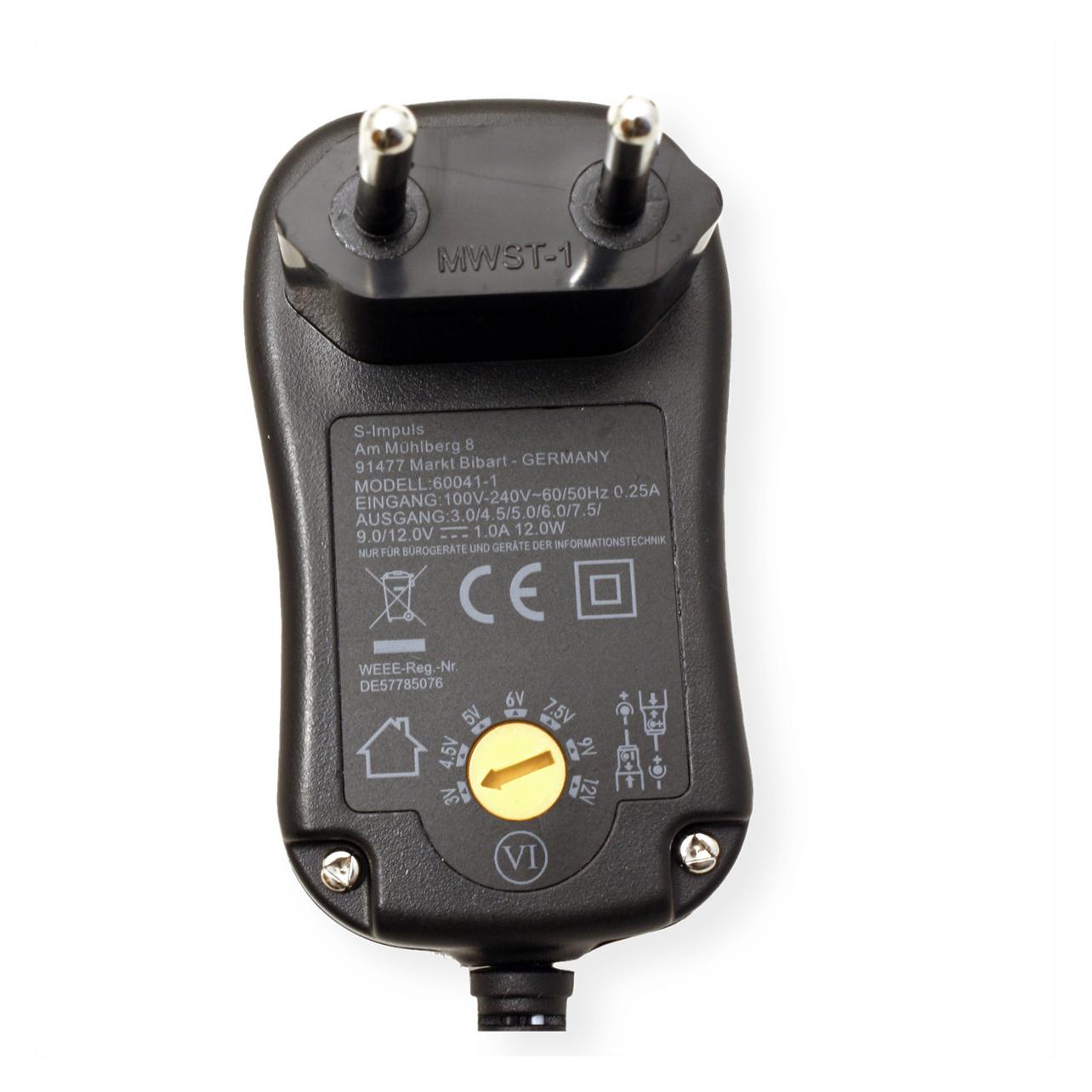 Shiverpeaks Universal-Steckernetzteil 1000mA (60041-1)
