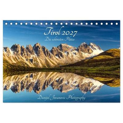 Tirol 2027 - die schönsten Plätze (Tischkalender 2027 DIN A5 quer), CALVENDO Monatskalender