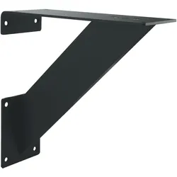 EBB, Regalträger, Barkonsole Korfu Korpus Plus 220 x 220 mm schräg Stahl schwarz