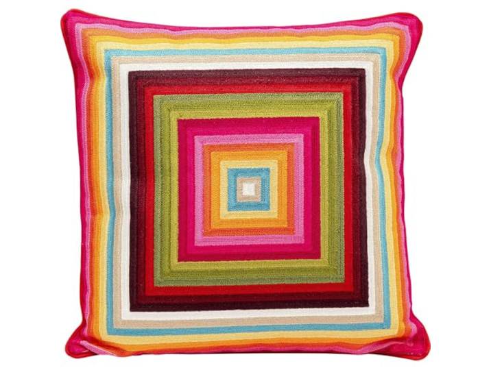 Kare Design Kissen Artistic Square, Mehrfarbig, 50x50 cm