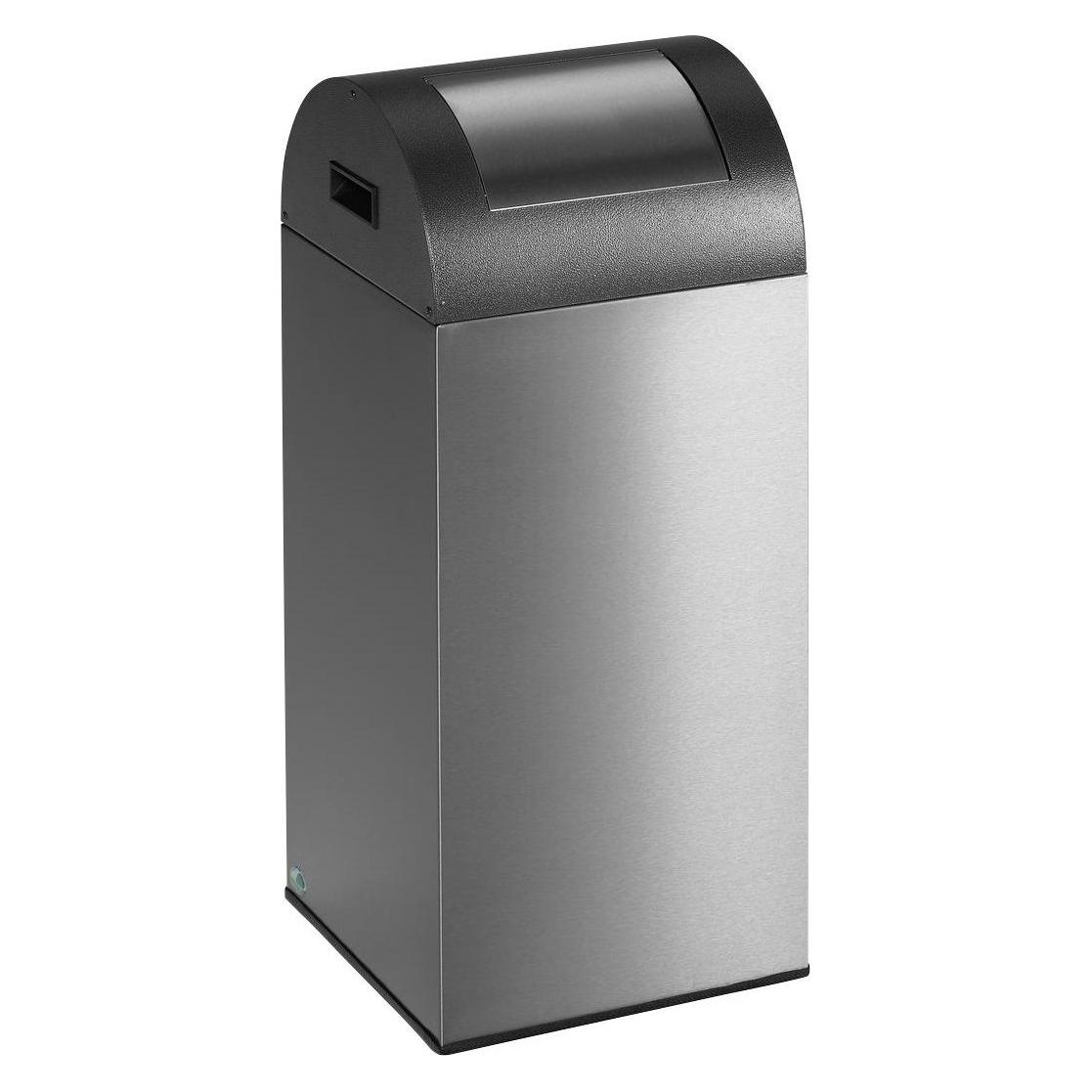 VAR Selbstlöschende Wertstoffsammler, Volumen 60 l, BxHxT 320x800x320 mm, Edelstahl (60 l) (21060)