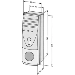 Assa Abloy effeff Fluchttür-Steuerterminal 1340-20-----E90
