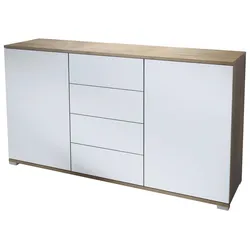 SIDEBOARD Santo Weiß matt