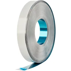 Stahlband, selbstklebend 20 mm, Edelstahl SUS430, silber