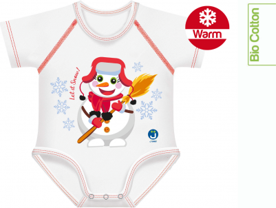 J Bimbi Body neonato caldo cotone bio Fantasia