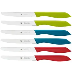WMF 6-teiliges Vespermesser-Set - Bunt mehrfarbig