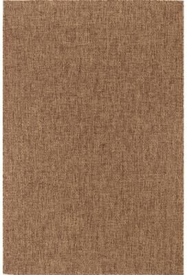 MDA Rugs Larissa Collection Geometric Brown/Tan Indoor/Outdoor Area Rug