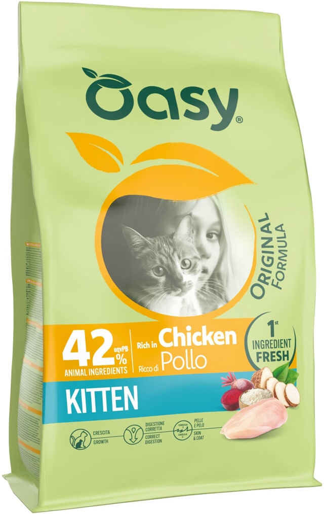 Oasy Kitten Original Formula Pollo 1.5KG