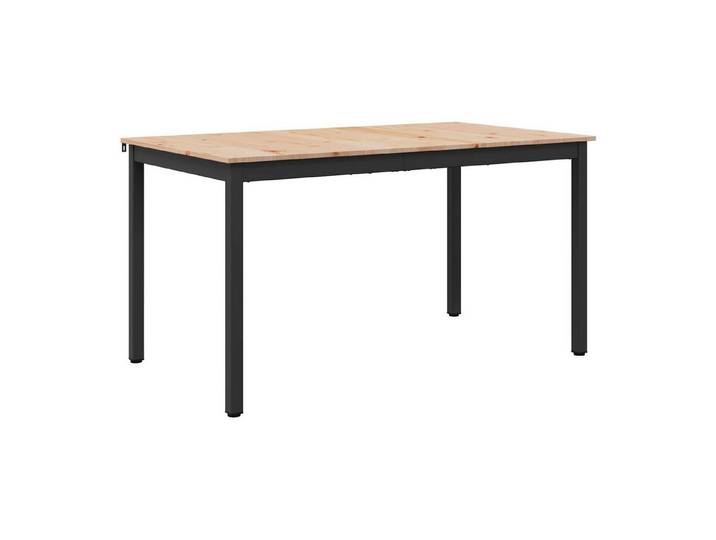 vidaXL Esstisch Esstisch Natur 150 x 90 x 75 cm Massives Kiefernholz (1-St)