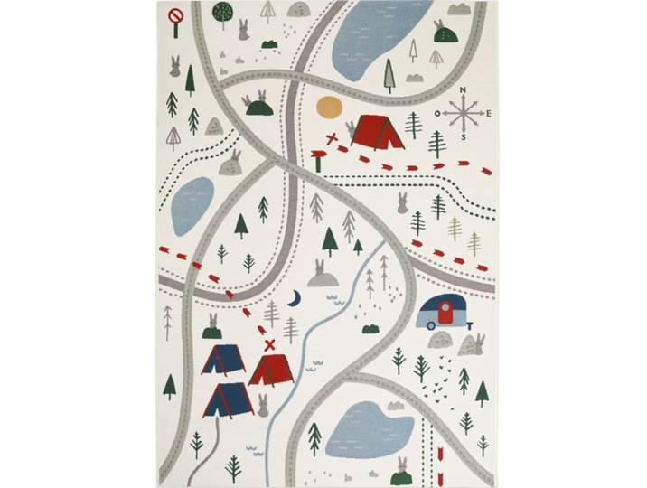 Tapis rectangulaire Little Camper (123 x 180 cm)