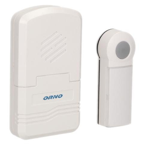 Orno DISCO DC Funkklingel Aussen Wasserdicht mit Volume-Regler und Reichweite 80m, Batteriebetrieben (Funk, Kabellos) (OR-DB-KH-122)