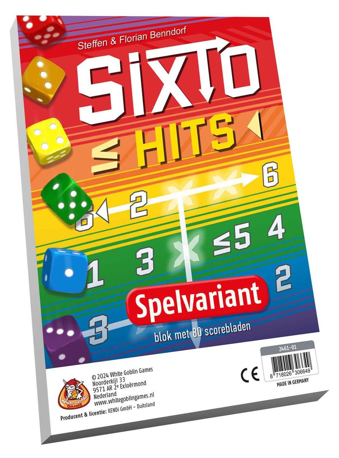 White Goblin Games Sixto Hits uitbreiding