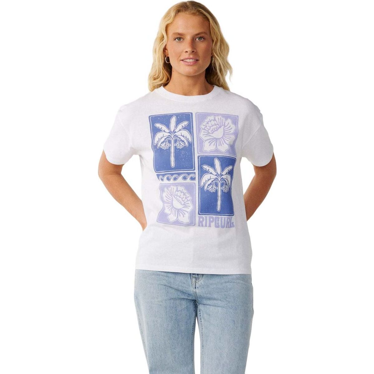RipCurl Bossa Nova Relaxed Tee white (1000) 2XS 0PIWTE-1000-2XS