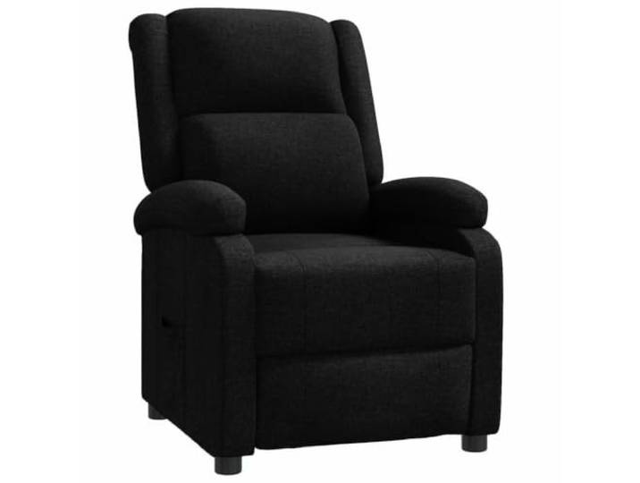 Heofavd Relaxsessel Manuell Verstellbar Stoff Polstersessel Schwarz