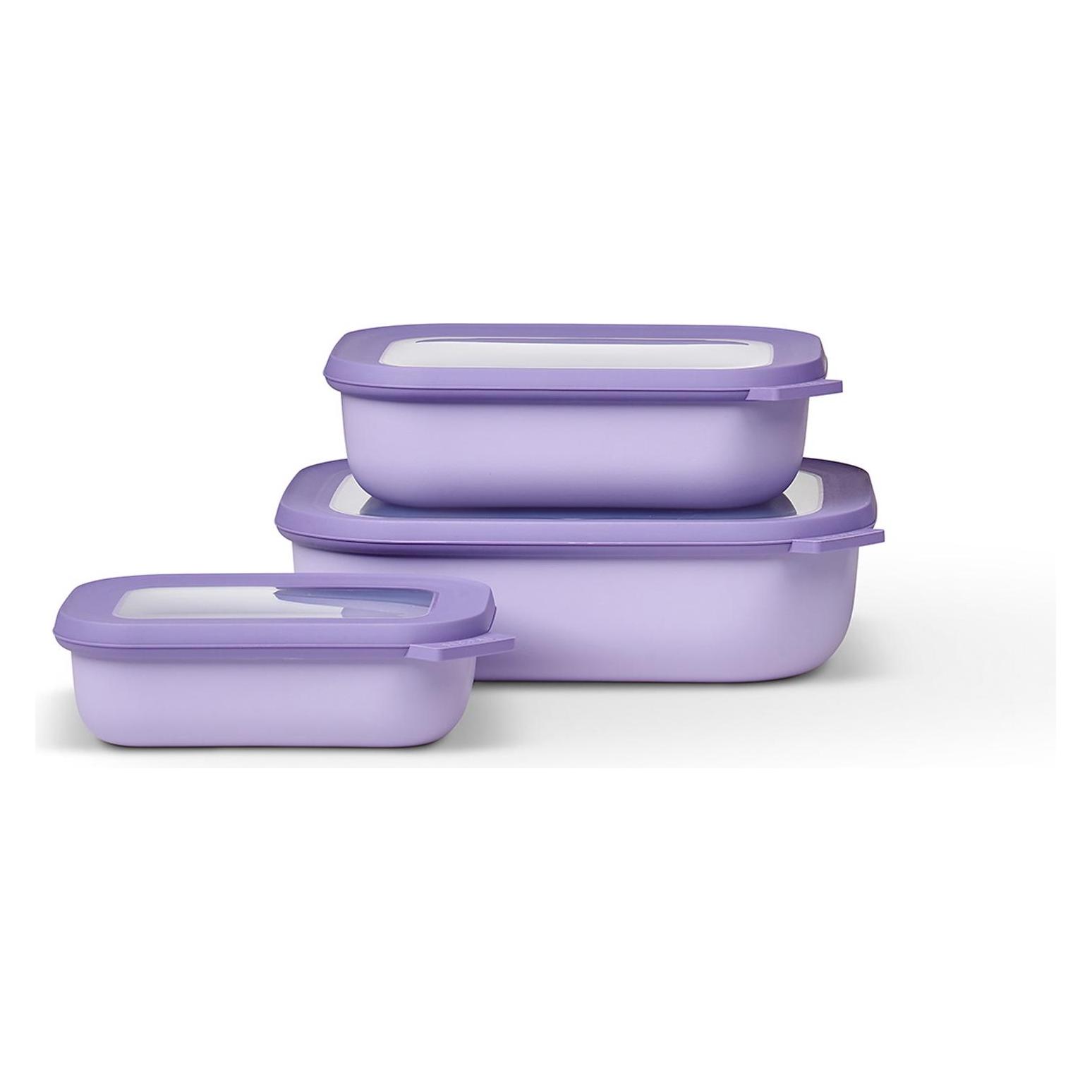 Mepal Cirqula Low Rect Bowl Set (14598) (2 l) (14598)
