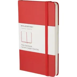 Moleskine L Blanko Notizbuch rot