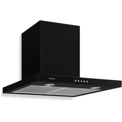 Klarstein Limelight Dunstabzugshaube 60cm Wandhaube 640m3/h schwarz Schwarz