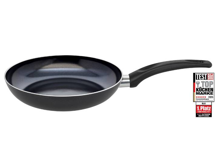 Bratpfanne ELO BASIC Prima Cucina , schwarz, H:5cm Ø:28cm, Pfannen, Bratpfanne, Für alle Herdarten geeignet, inkl. Induktion