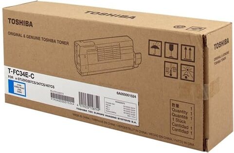 Toshiba T-FC34EC toner ciano