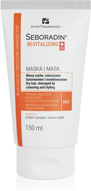 Seboradin Revitalizing masque pour cheveux secs et abîmés 150 ml