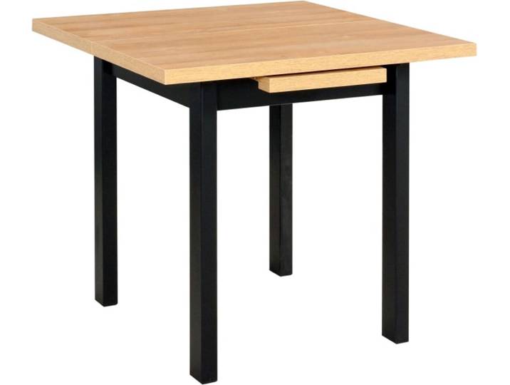 Esstisch Max 7, ausziehbar & klappbar, 80x80 cm auf 110 cm, Buchenholz Laminat