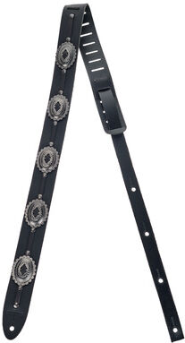 Richter Raw I Concho Guit. Strap BK/OS Schwarz