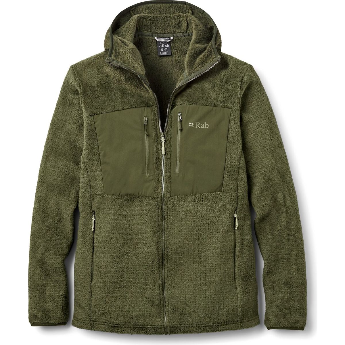 Rab Granitic Hoody army (ARM) M QFG-96-ARM-MED