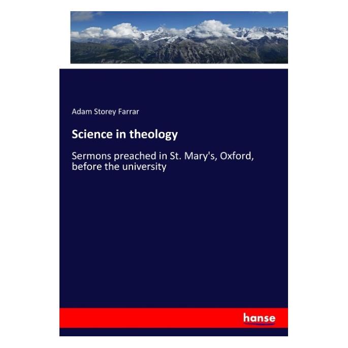 Hansebooks Science in theology (Englisch, Softcover, Adam Storey Farrar) (57140687)