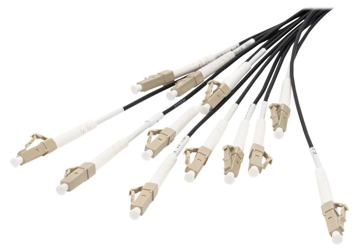 Digitus DK-2433CU030BK-BBB LWL Patchkabel LC naar UPC OM4 30m