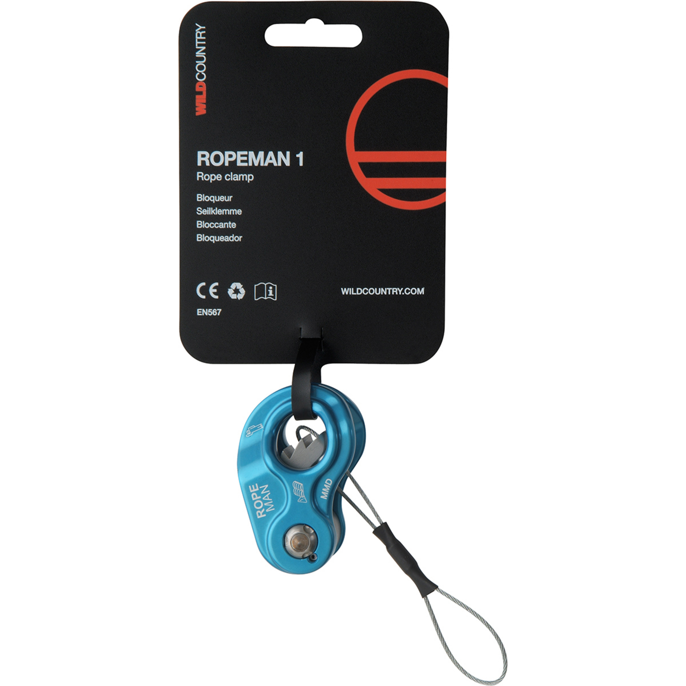 Wild Country Ropeman 1 Steigklemme Steigklemmen blau Alpinklettern