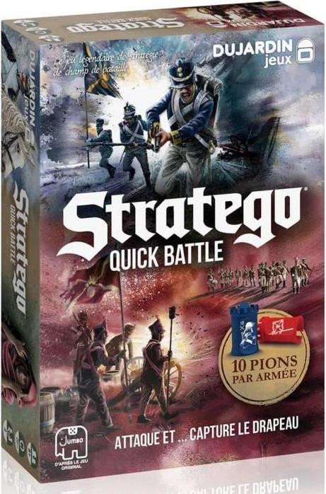 Stratego Quick Battle bordspel van Dujardin met 2 spelvarianten
