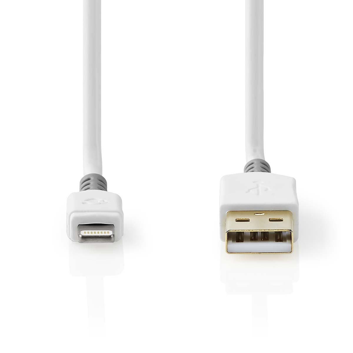 Nedis CCBW39300WT20 USB-A naar USB-C kabel, 2 meter, Wit