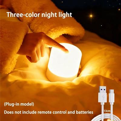 Uplift Picks LumiGlow Rechargeable RGB Touch Desk Lamp With Dimming Remote Timer Control 3 Colors