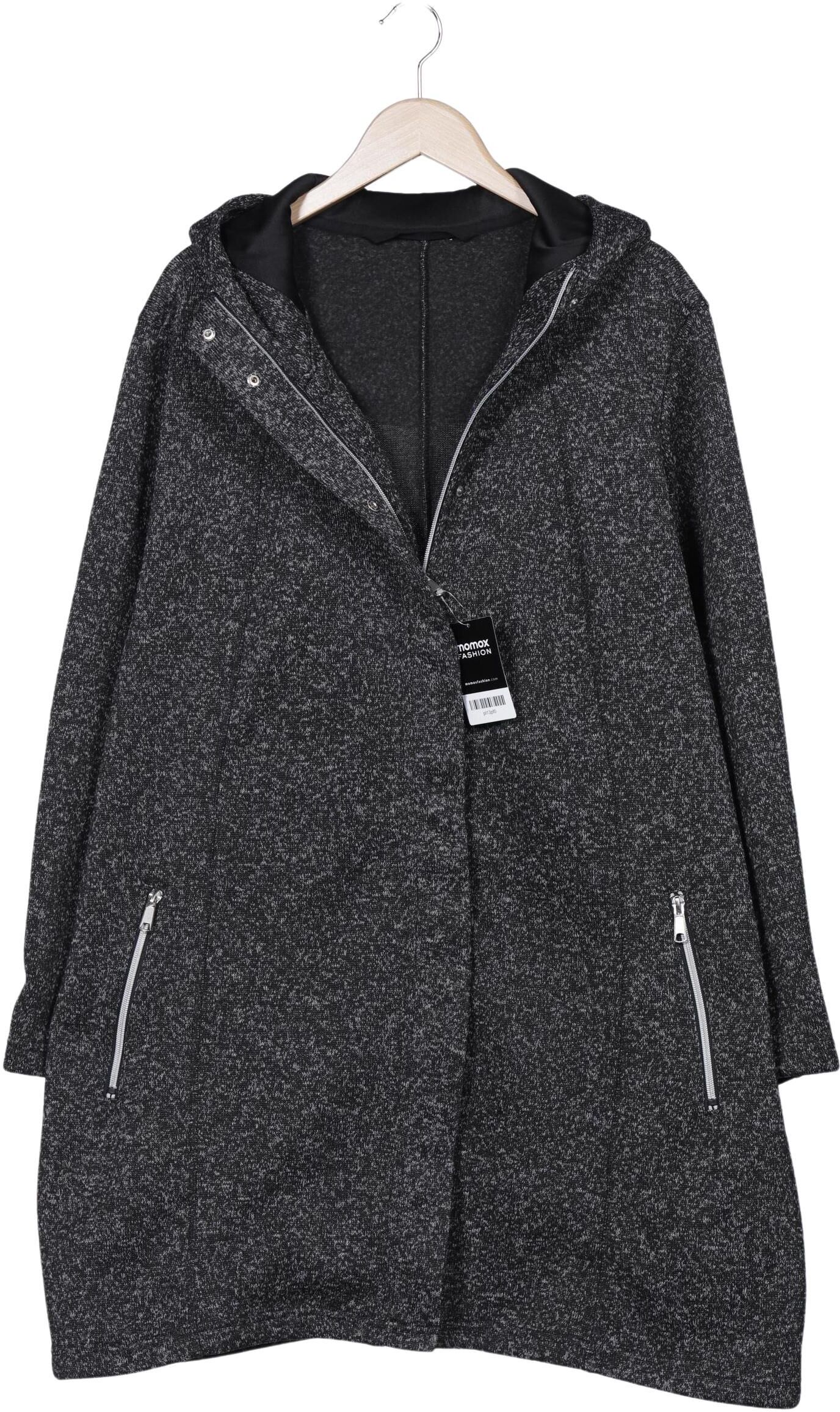 Ulla Popken Damen Mantel, Grau, Gr. Xxl, Synthetik - Second Hand