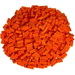 LEGO 250 Orange  Steine 2x4 - Bausteine - Classic, Basic, City - 3001 (3001, LEGO Classic)