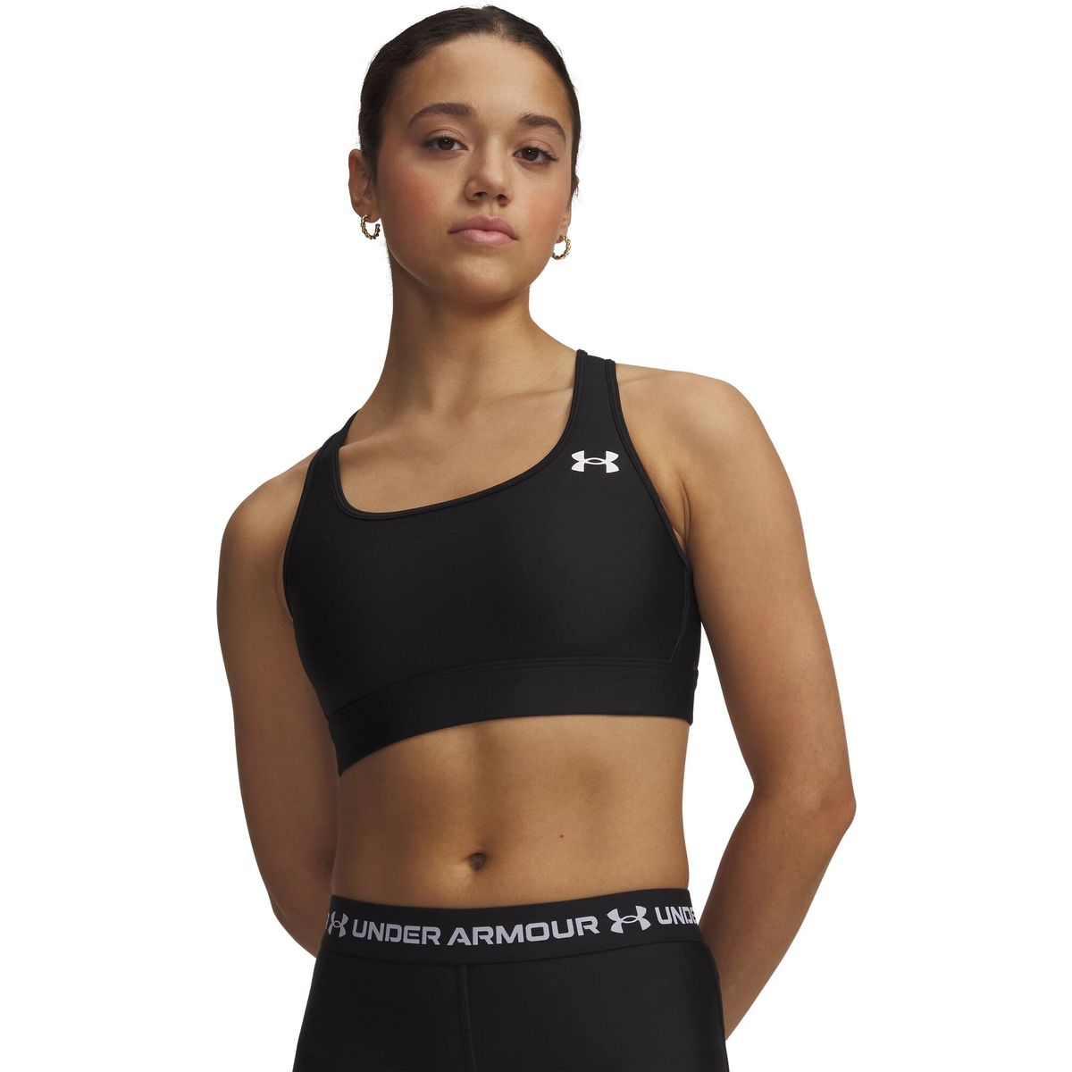 Under Armour Heatgear Mid black white (008) S 6011151-008-SM