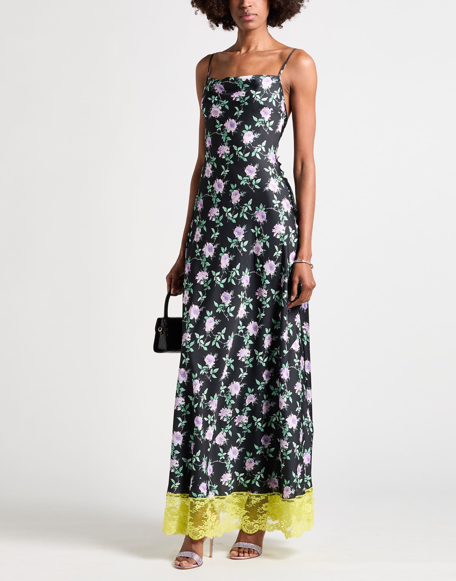 Msgm Vestido largo Mujer Negro 32 Mujer