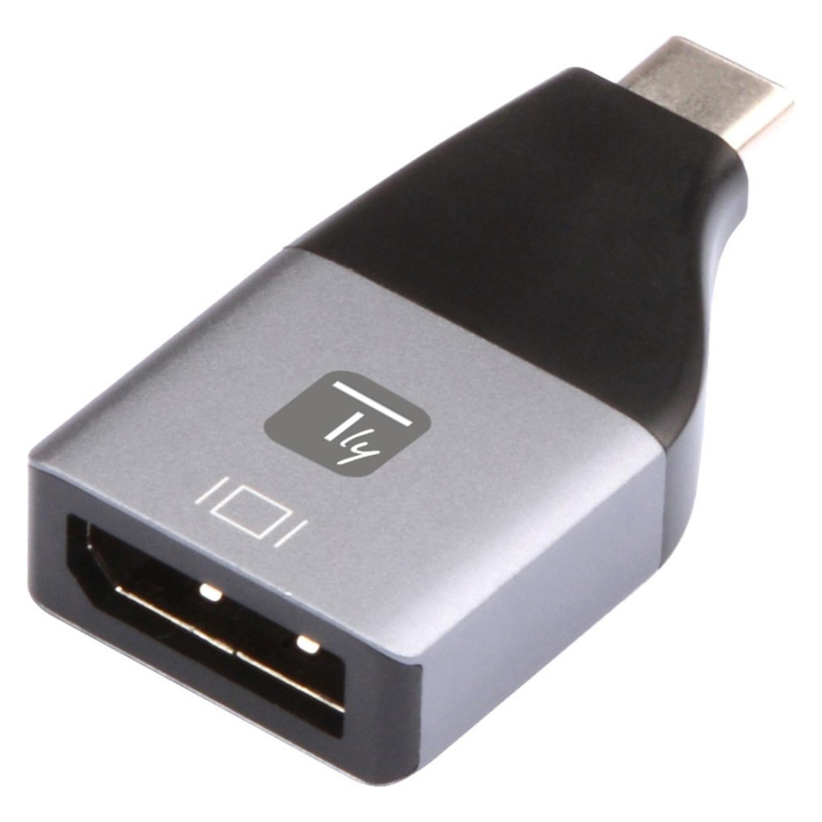 Techly Adapter DisplayPort F 1.2 auf USB-C M (DisplayPort) (IADAP-USBC-DP4K)