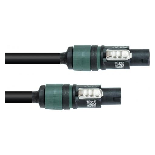 Psso Lautsprecherkabel Speakon 4x4 10m sw (10 m, 4 mm²) (3022793K)