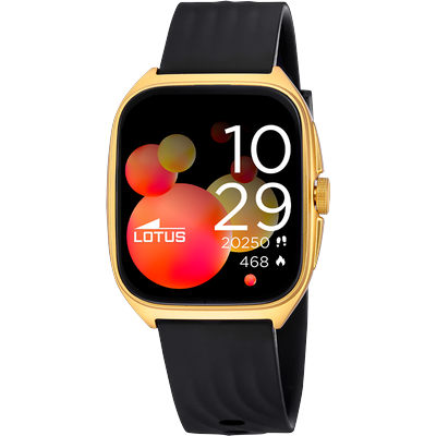 Smartwatch LOTUS "Smartwatch", schwarz, schwarz, Smartwatches, Herren, Smartwatch, Armbanduhr,Herrenuhr,Bluetooth,Steuerung der Smartphone-Kamera,Wecker