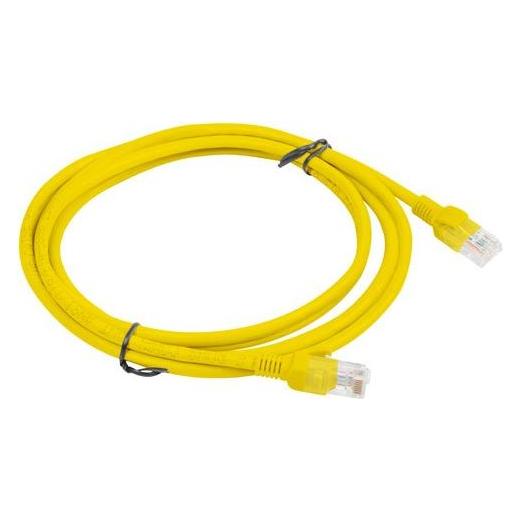 Lanberg *Patchcord cat.5e 2.0M UTP yellow (UTP, CAT5e, 2 m) (PCU5-10CC-0200-Y)