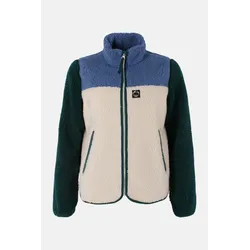 Danefae Danebirk Fleecejacke Weiß Blau Grün