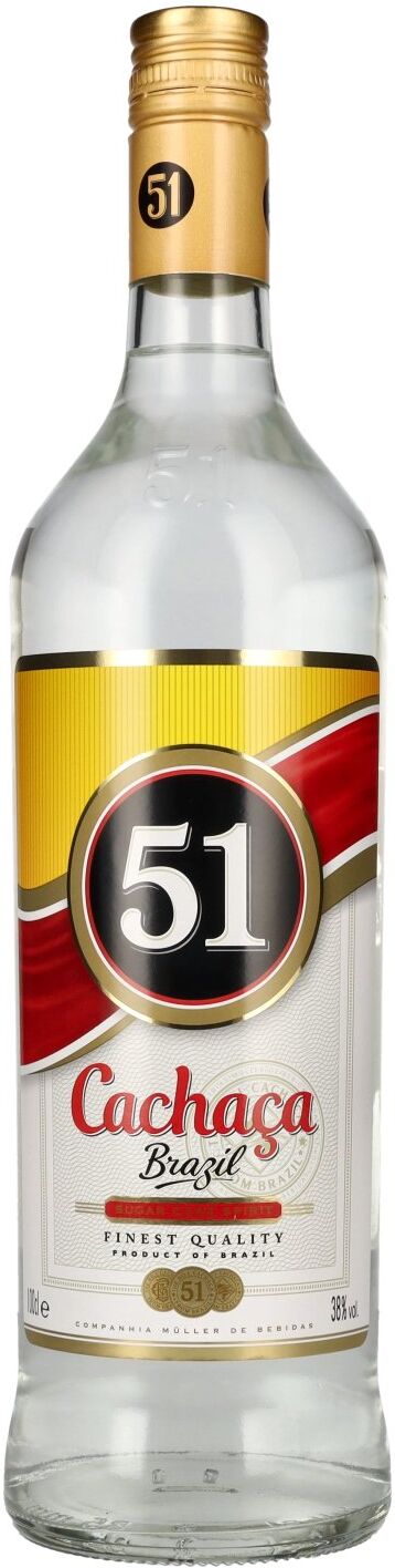 51 Export Cachaça 51 Brazil Sugar Cane Spirit 38% Vol. 1l