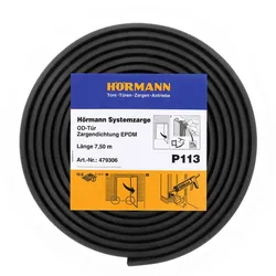 Hörmann Zargendichtung mit Dichtungskeilen P113, 7500 mm
