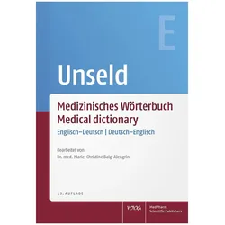 Medizinisches Wörterbuch Medical dictionary, Fachbücher von Marie-Christine Balg-Alengrin, Dieter Werner Unseld