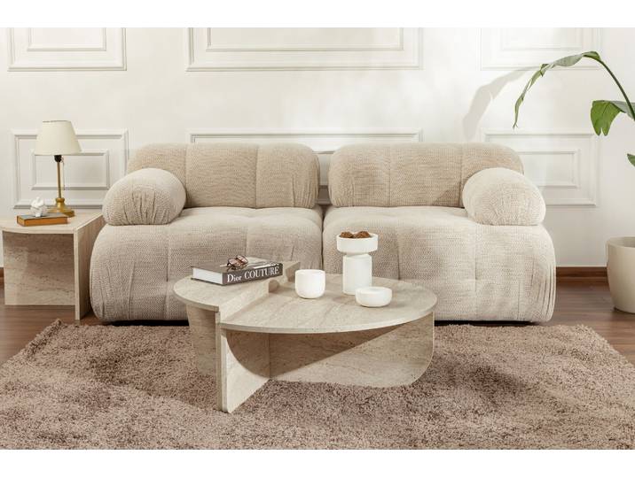 Skye Decor, Orion - Travertine, Couchtische, Travertin, 90 x 30 x 60 cm
