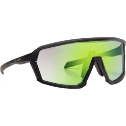 Demon, Unisex, Sportbrille, Gravel Photochomic 1-3 (matt black green-green mirror, matt black green-green mirror), Schwarz