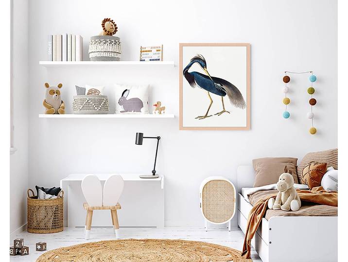 Tableau déco The Bird 43 x 53cm Multicolore