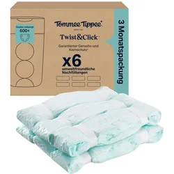 Tommee Tippee Twist & Click Windeleimer-Nachfüllpack (6er Set)