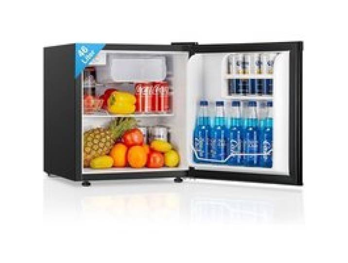 46L Mini Réfrigérateur Petit Frigo et Silencieux Porte Réversible Pieds Réglables Idéal Bureau Chambre Cuisine Hôtel Salon